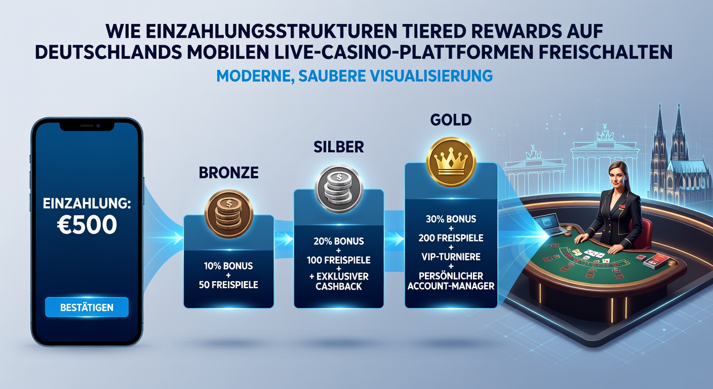Mobile Live-Tische und gestaffelte Bonusfreischaltung in deutschen Casinos