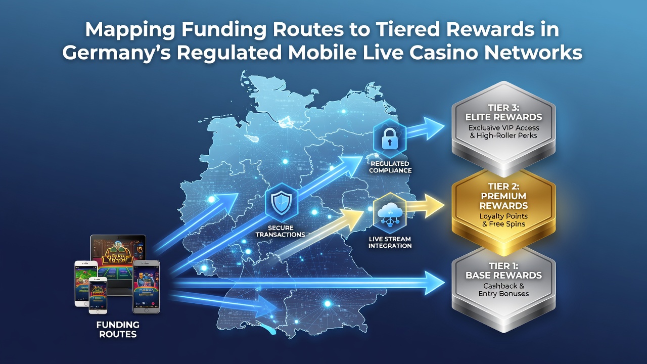 Kartierung von Finanzierungswegen zu gestaffelten Belohnungen in Deutschlands regulierten mobilen Live-Casino-Netzwerken